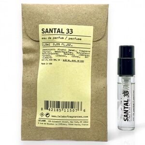 Le Labo Santal 33 1.5ml Deluxe Spray Travel Size Samples NWT Unisex